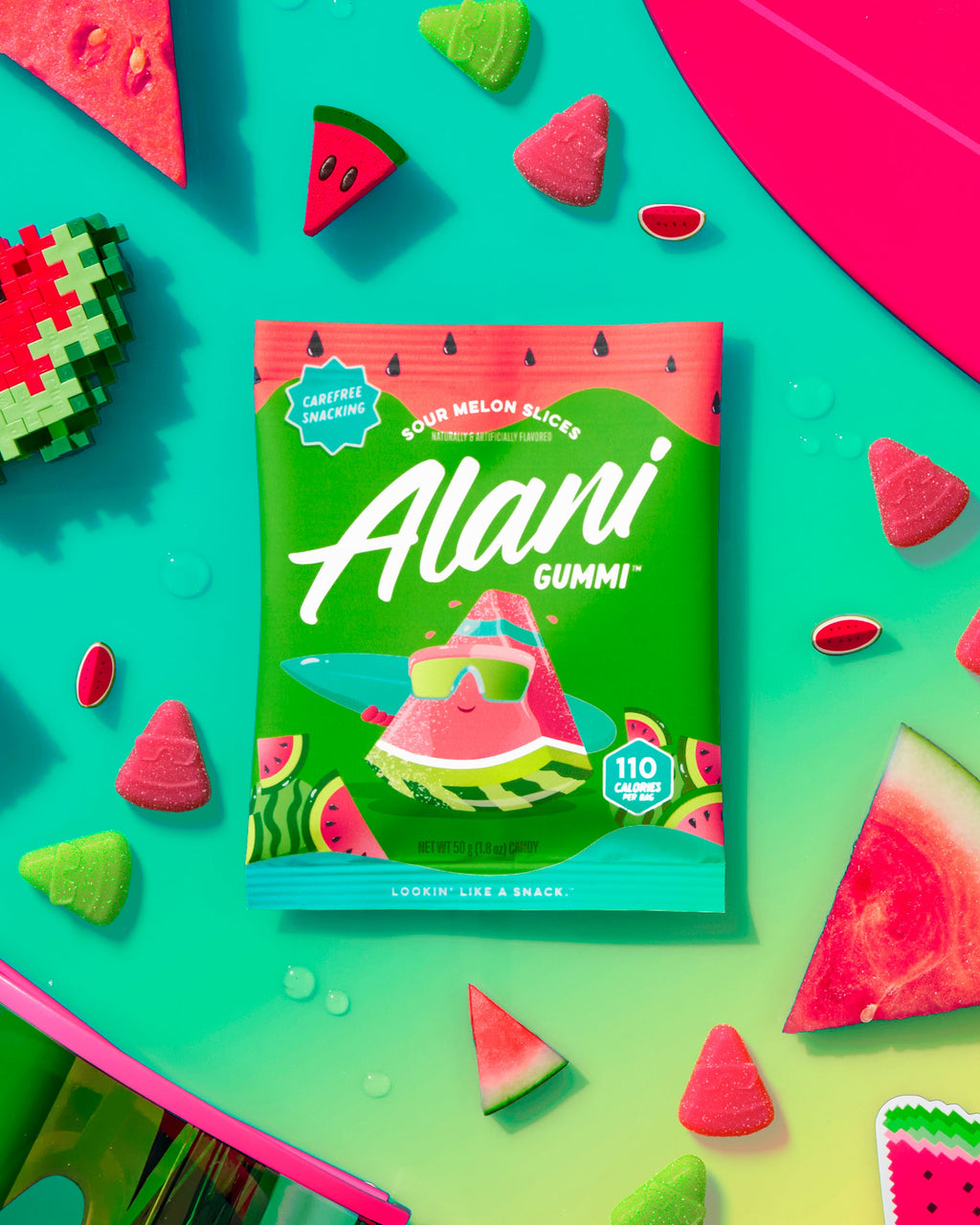 Gummi - Sour Melon Slices